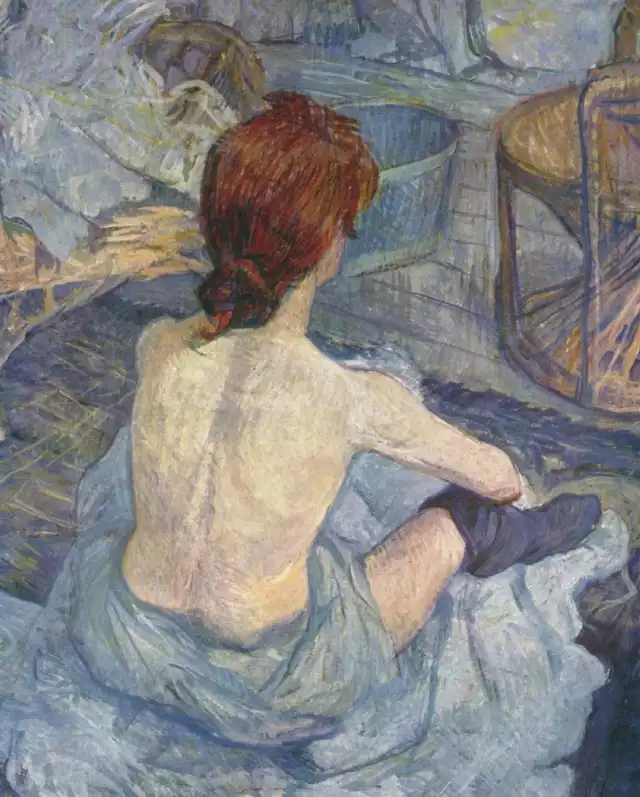 "La Toilette" Henri de Toulouse-Lautrec