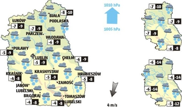 Prognoza pogody na 22 stycznia i dwa kolejne dni