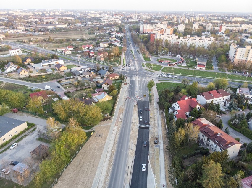 Przebudowa ul. Choiny. Tak wygląda na zdjęciach z drona