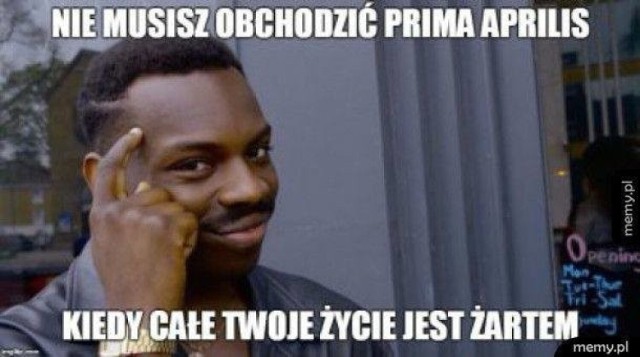 1 kwietnia to dzień na poprawę humoru w naszej nieciekawej codzienności. Przygotuj się na psikusy i pamiętaj, nie wierz we wszystkie sensacyjne wiadomości!

Zobacz memy o prima aprilis --->