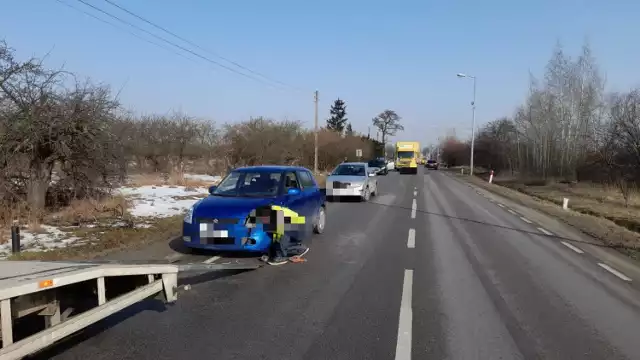 Na miejscu czwartkowej kolizji w Sandomierzu