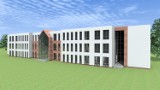 Komorniki: Szkoła Podstawowa w Wirach. Powstanie nowy budynek, sala gimnastyczna i boisko szkolne z bieżnią 