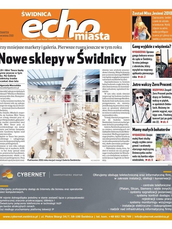Świdnica: Najlepsza gazeta bezpłatna w mieście