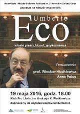 Wieczór wspomnień o Umberto Eco w Bibliotece Norwida