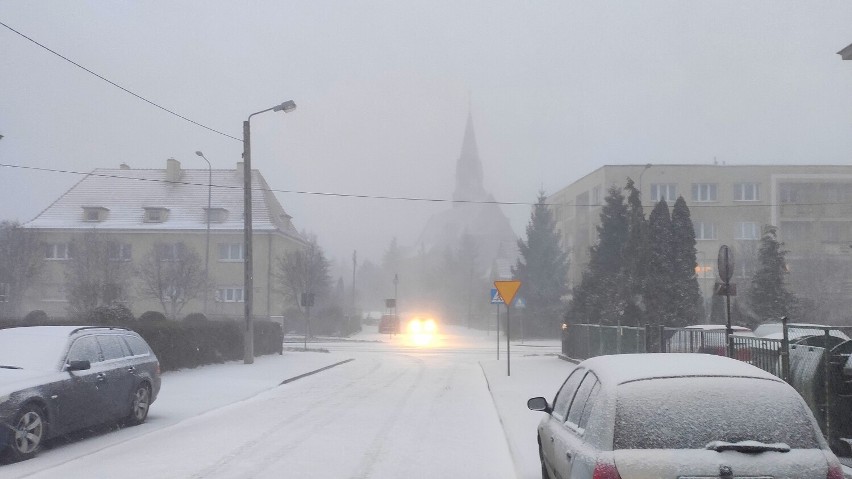 Śnieżyca w Żarach