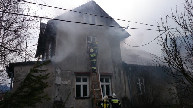 Pożar Ochorowiczówki w Wiśle