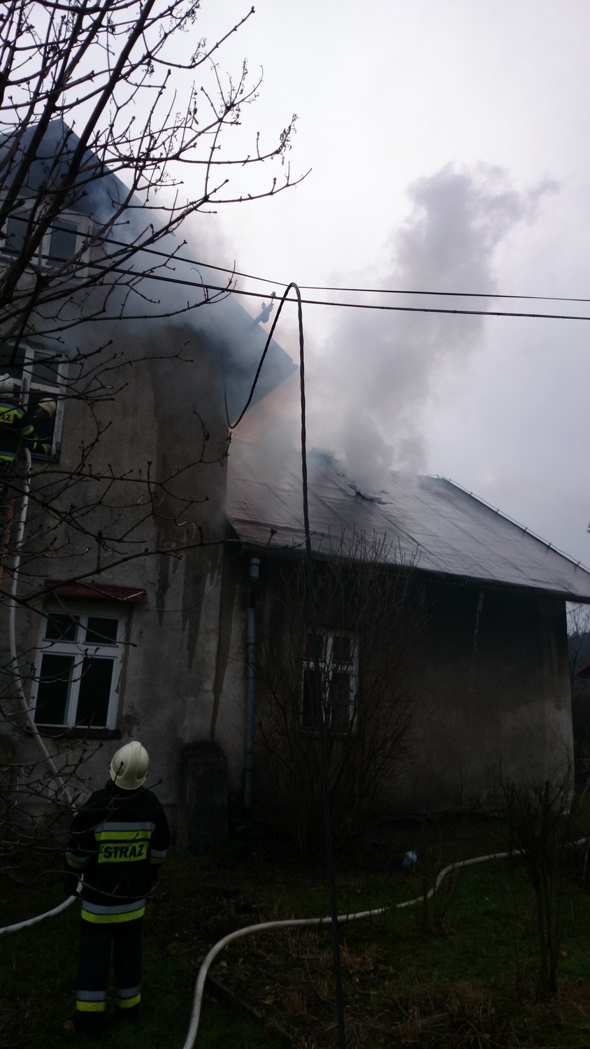 Pożar Ochorowiczówki w Wiśle