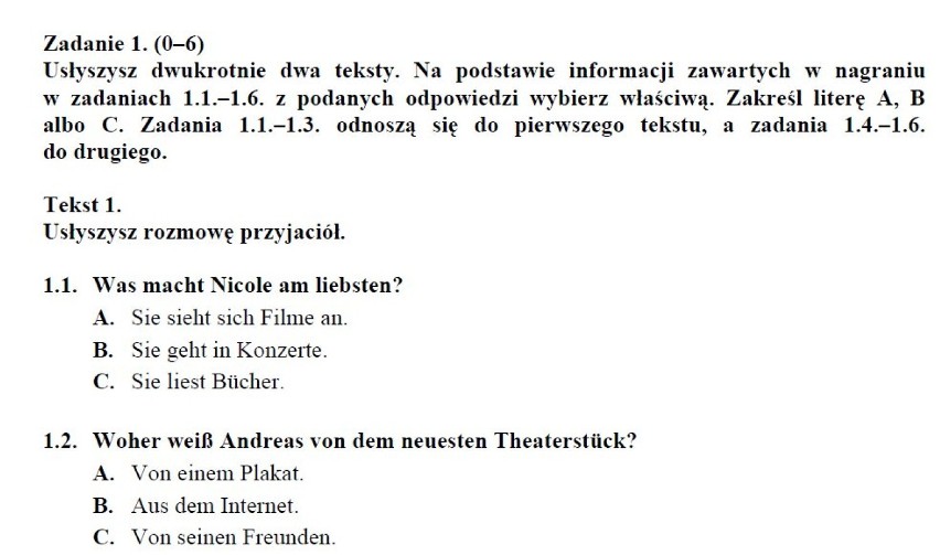 25 kwietnia uczniowie napiszą EGZAMIN GIMNAZJALNY 2013 z...