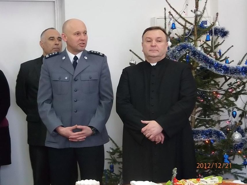 KPP Kwidzyn: Spotkanie opłatkowe w kwidzyńskiej komendzie policji