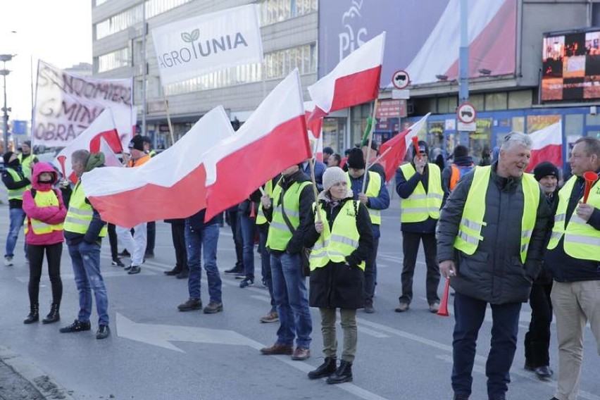 AgroUnia protestuje w Warszawie