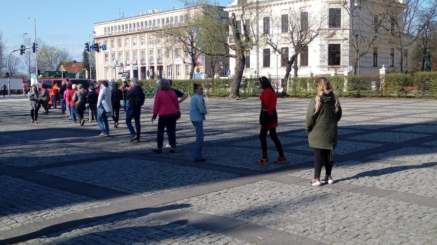 Tak rozdawano środki ochronne w Zielonej Górze. Kiedy...