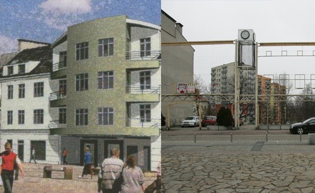 Rynek w Mysłowicach:W miejscu konstrukcji stanie prawdziwa kamienica? Miasto rozmawia ze Śląskim TBS