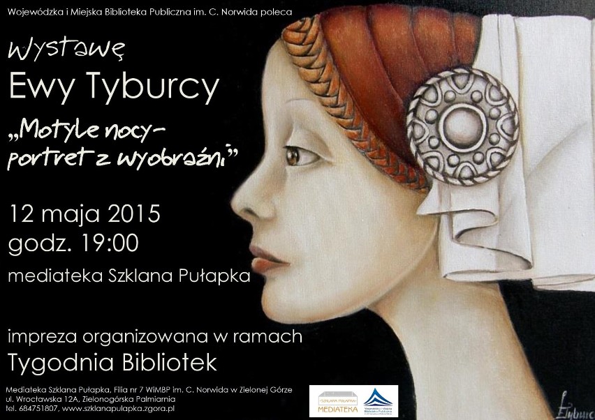 Wystawa Ewy Tyburcy „Motyle nocne – portret z wyobraźni"