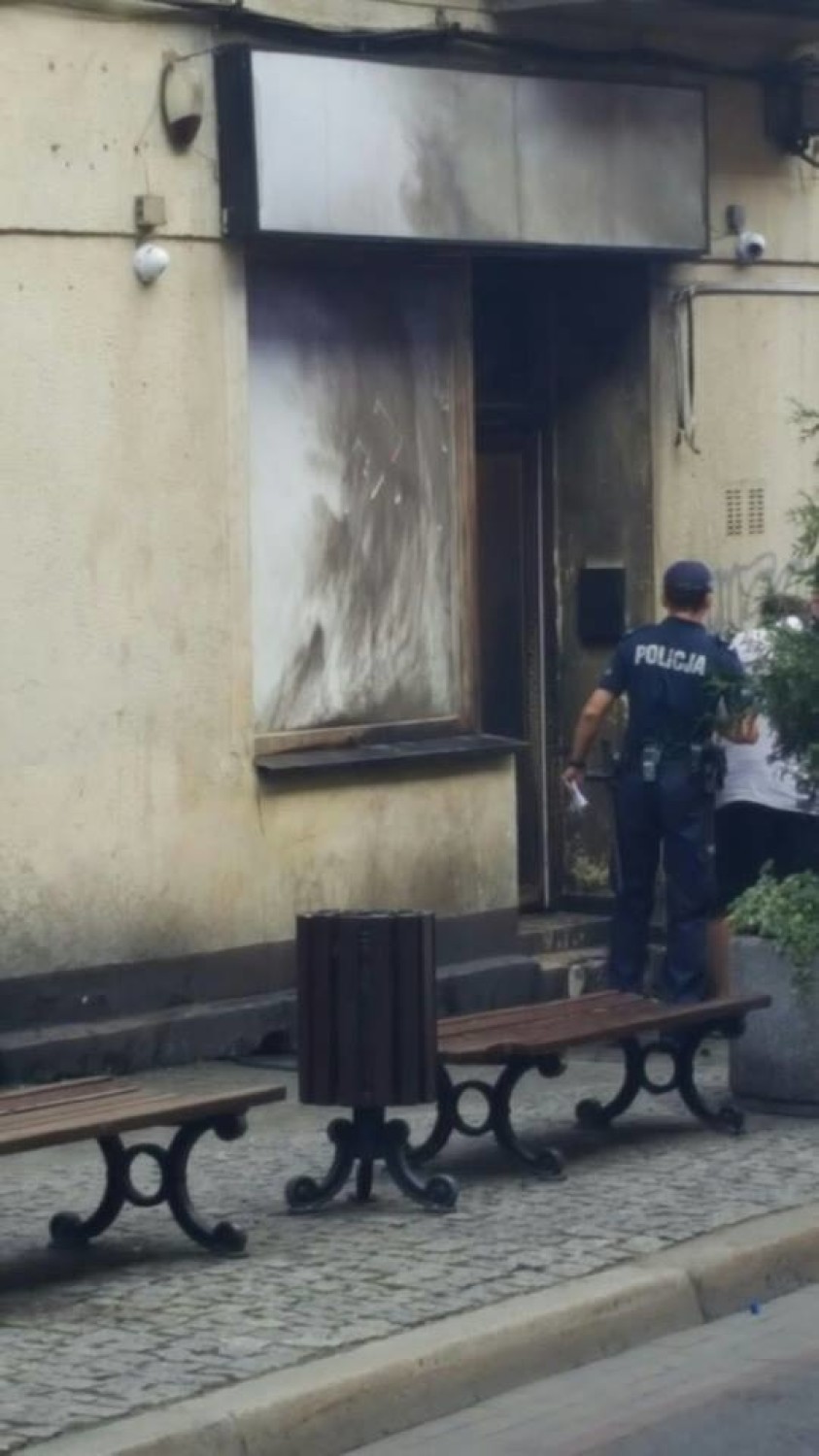 Sklep z dopalaczami w Katowicach został podpalony