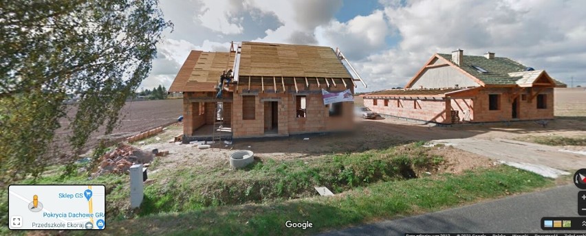 Wioski gminy Oborniki w Google Street View. Przy jakich czynnościach przyłapano mieszkańców? [ZDJĘCIA]