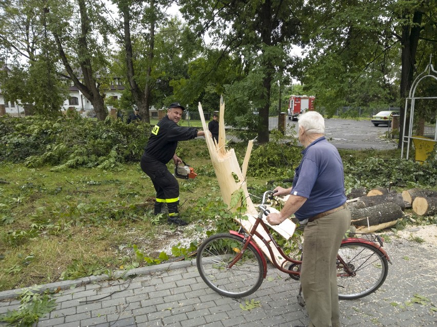 Nawałnica zniszczyła park na Zalesiu w Rzeszowie