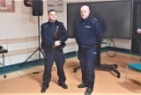 Policjanci z Komendy Powiatowej Policji w Kościerzynie uczestniczyli w spotkaniach wiejskich z mieszkańcami Kornego i Łubiany
