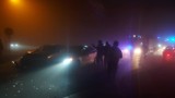 Wieczorne mgły przyczyną siedmiu kolizji na drogach powiatu oświęcimskiego  [ZDJĘCIA]