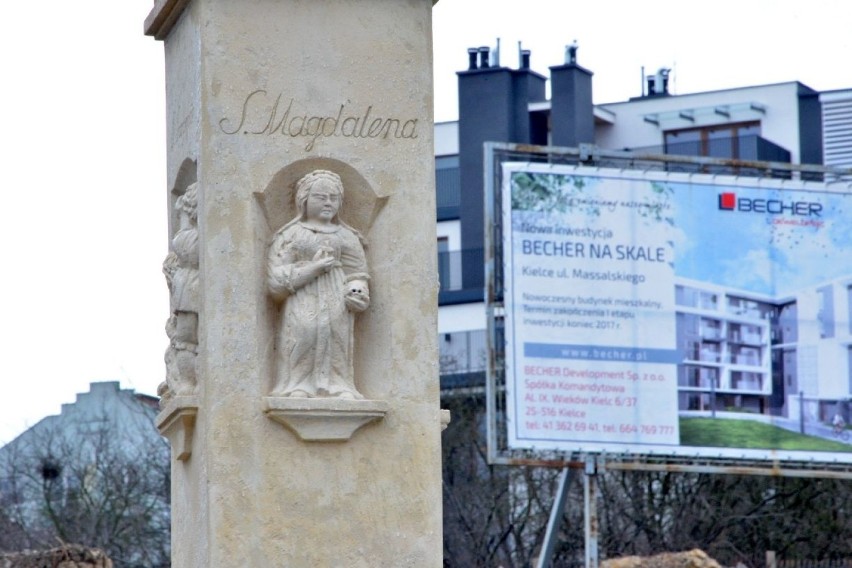 Niezwykła 140-letnia historia figury Matki Boskiej na osiedlu Bocianek w Kielcach. Właśnie odzyskała dawny blask (ZDJĘCIA) 
