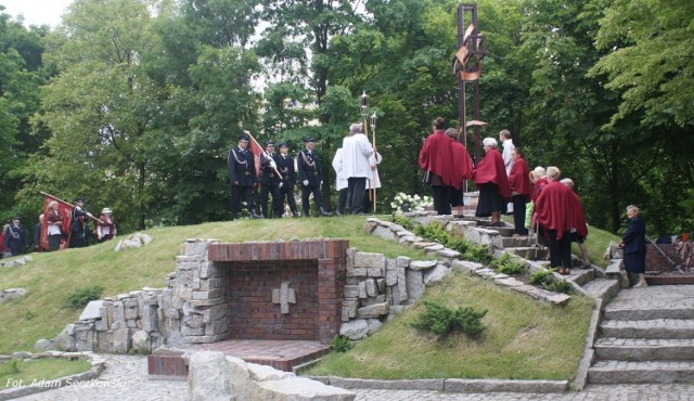 Pierwszy ołtarz był ustawiony na terenie kościoła na tzw. Golgocie. Fot. Adam Sęczkowski