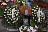 Pogrzeb Eugenii Pastuszek - prezes kaliskiego oddziału Związku Sybiraków i byłej dyrektor III LO w Kaliszu