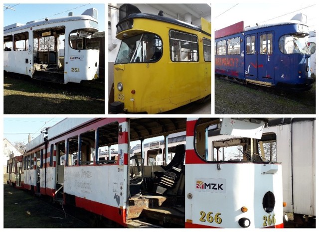 Cała piątka to tzw. helmuty, czyli niemieckie modele 6EGTW. 

Jak wynika z ogłoszenia na stronie Miejskiego Zakładu Komunikacji trzy sztuki to kompletne tramwaje, ale... niesprawne. Do tego pod młotek wystawiono „niekompletne pudło na trzech wózkach technicznych, brak silników, hamulców, aparatury, osprzętu, drzwi i szyb. Masa - ok. 11 ton” oraz „niekompletne pudło na dwóch wózkach nieoryginalnych i jednym technicznym, brak silników, hamulców, aparatury, osprzętu drzwi i szyb. Masa - ok. 14 ton”. Cztery sztuki są z roku 1970. Jedna z 1966 r.

Chętni do ubicia interesu mszą wziąć wszystkie wozy w pakiecie. Nie ma mowy o zamówieniu tylko jednego czy dwóch wagonów. Tramwaje można oglądać w dni powszednie od 7.00 do 13.00 na terenie zajezdni tramwajowej przy ul. Kostrzyńskiej 46. I uwaga: oględziny są obowiązkowe!

Kupiec musi zabrać wagony z terenu zajezdni. „Nie dopuszcza się cięcia tramwajów na mniejsze elementy na terenie zajezdni. Załadunek oraz koszty transportu tramwajów leżą po stronie kupującego” - czytamy w ogłoszeniu MZK. 

Zobacz również: Tramwaje w Gorzowie przeszły na emeryturę


POLECAMY 
Zobacz unikatowe, stare zdjęcia gorzowskich tramwajów [GALERIA]