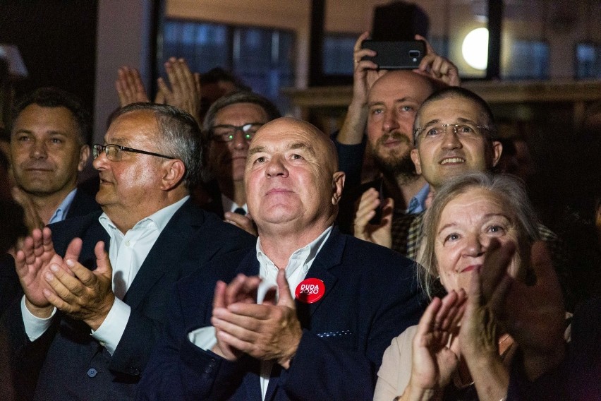 Wieczór wyborczy PiS w Krakowie