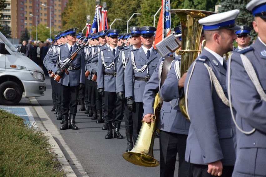Nadanie sztandaru Komendzie Powiatowej Policji w Oświęcimiu