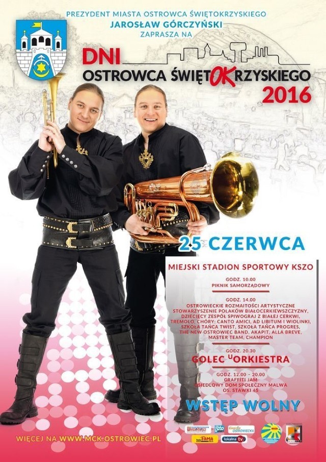 Plakat Dni Ostrowca 2016.