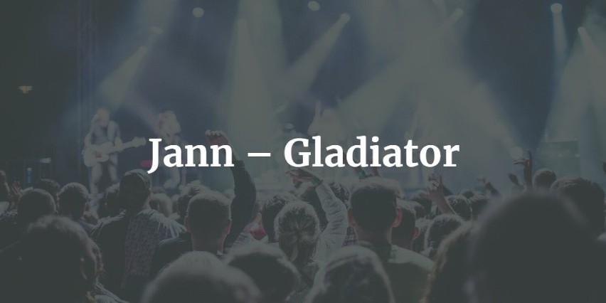 Jann – Gladiator...