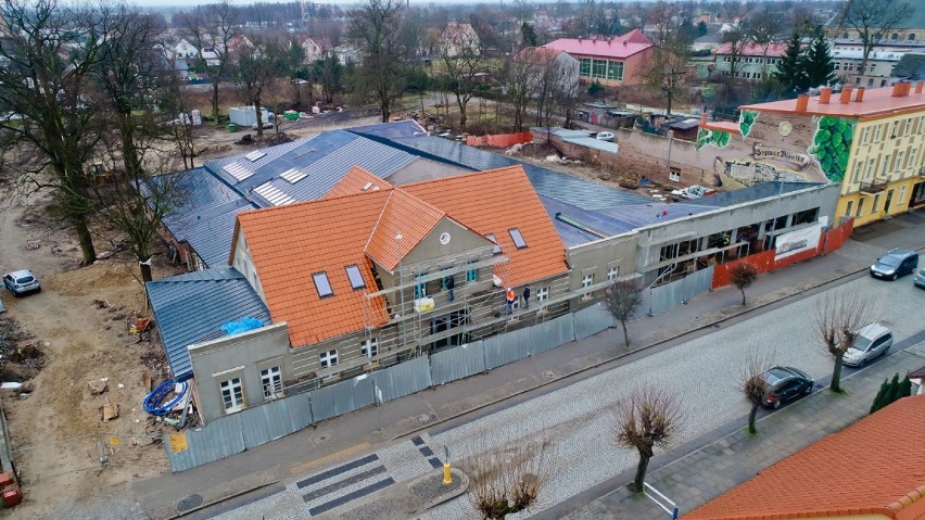 Po przebudowie w budynku będzie biblioteka, sala...