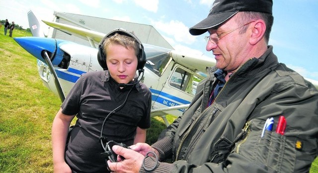 Pilot Leszek Kamiński i Konstantin Franke