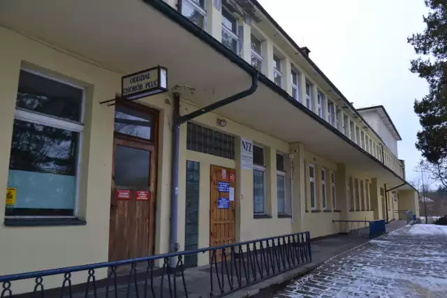 Oddział Gruźlicy i Chorób Płuc przy ul. Grunwaldzkiej w Lublińcu.
