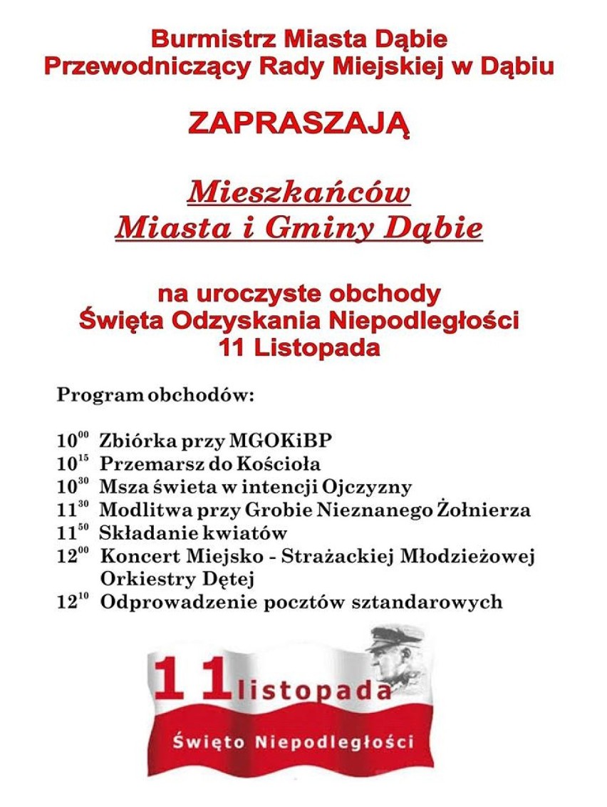 Tak będą wyglądać obchody Święta Odzyskania Niepodległości w...