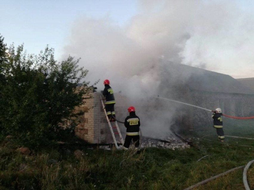 Do wybuchu pożaru doszło w środę, 23 sierpnia  około godz....