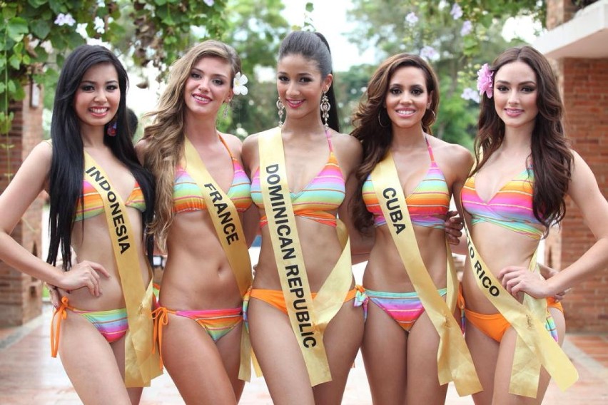 Miss Grand International 2014. Kandydatki w strojach kąpielowych [ZDJĘCIA]