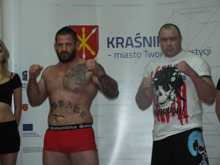 Gala MMA w Kraśniku: Oficjalne ważenie zorganizowano w...