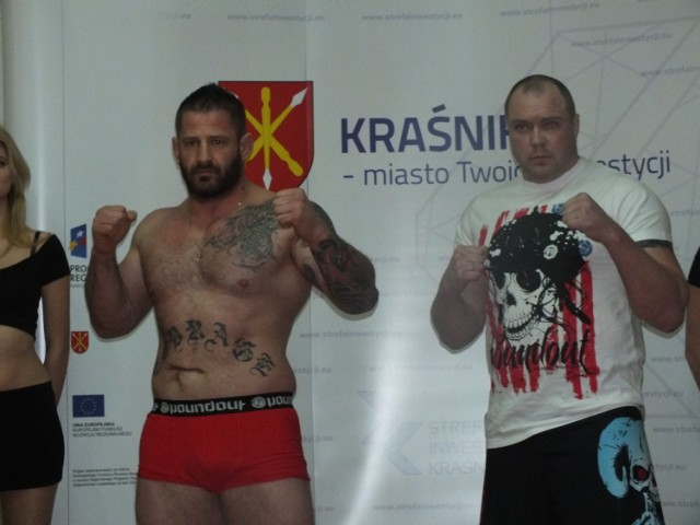 Gala MMA w Kraśniku: Oficjalne ważenie zorganizowano w kraśnickim CKiP