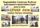 Sztuka Chin Mariana Winieckiego w muzeum w Rogoźnie