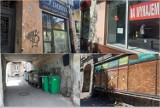 Tak wygląda ulica 3 Maja we Włocławku - zamknięte sklepy, wybite szyby [zdjęcia]