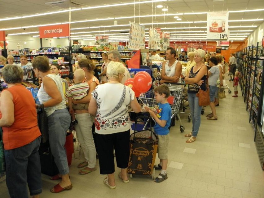 Otwarcie Polomarketu w Kłobucku w sierpniu ubiegłego roku zgromadziło tłumy