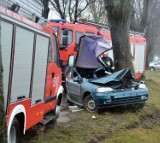 Wypadek na trasie Sępólno – Tuchola. Nie żyje kierowca 
