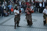 Szkocja -  Edynburg muzyka uliczna