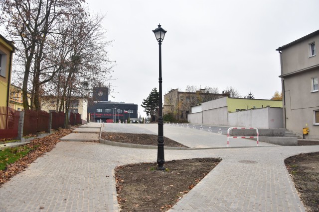 Tak wygląda przebudowywany łącznik między ul. Dąbrowskiego i Szpitalną w Żninie.