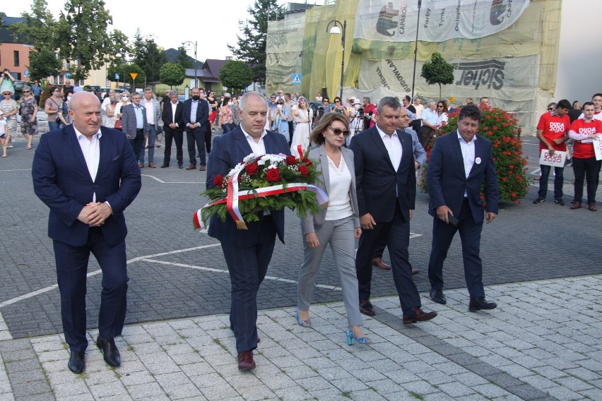 Wyborcza agitacja wicepremiera  Jacka Sasina W Dęblinie. Zobacz zdjęcia