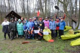 Rowerzyści, kajakarze i piechurzy obudzili wiosnę w Pile. Nie poddali się mimo intensywnych opadów deszczu 