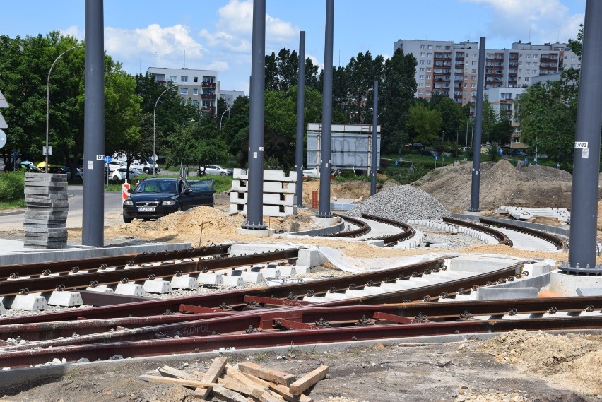 Budowa pętli tramwajowej w częstochowskiej dzielnicy Północ...