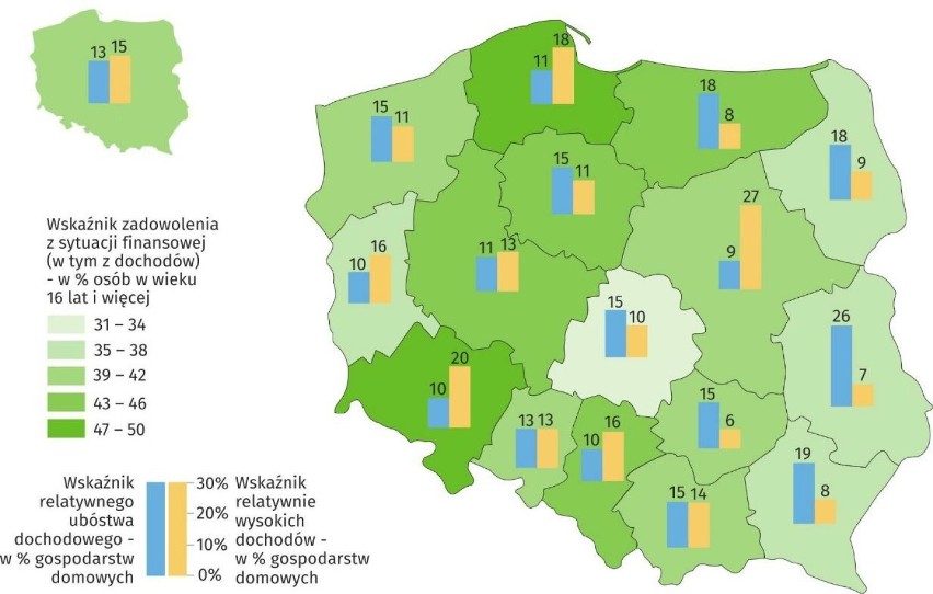 W województwie łódzkim 15 proc. gospodarstw objętych jest...