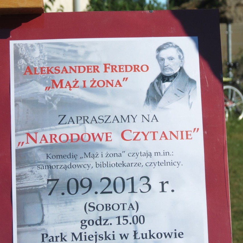 „Mąż i żona” w łukowskim parku