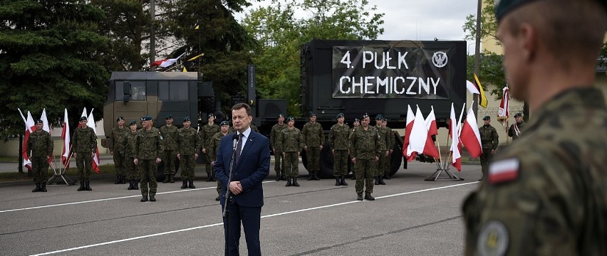 Minister obrony narodowej Mariusz Błaszczak podziękował...